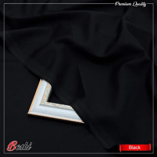 UNSTITCHED 8 POND BOSKI (BLACK COLOR)