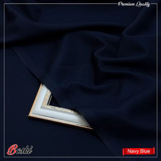 UNSTITCHED 8 POND BOSKI (NAVY BLUE COLOR)