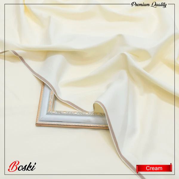 UNSTITCHED 8 POND BOSKI (CREAM COLOR)